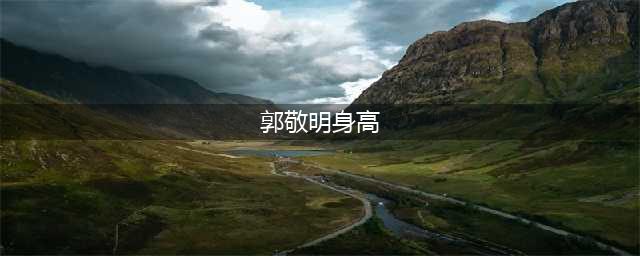 郭敬明真实身高曝光：何炅站他身边像巨人，邓伦和他同框像带孩子(郭敬明身高)