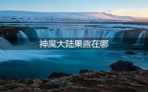 《新神魔大陆》游历相册拍照地点在哪 游历相册拍照地点汇总(神魔大陆果露在哪)
