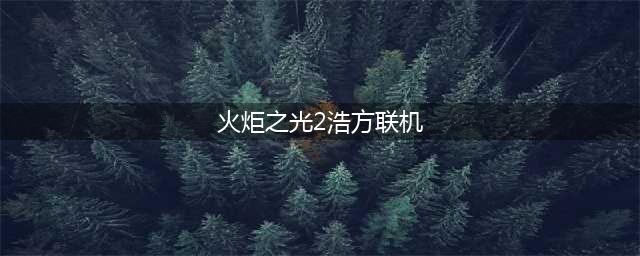 《火炬之光2》怎么联机 联机方法介绍(火炬之光2浩方联机)