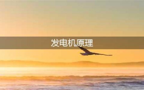 了解发电机的工作原理(发电机原理)