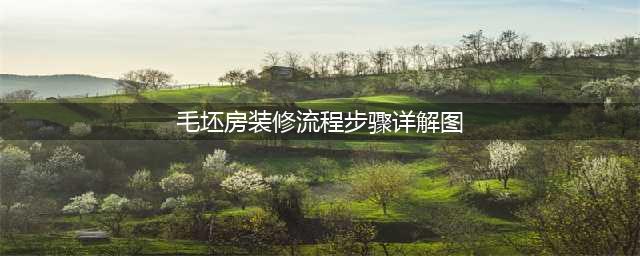 最详细的毛坯房装修流程（图文解说装修房子的步骤）(毛坯房装修流程步骤详解图)