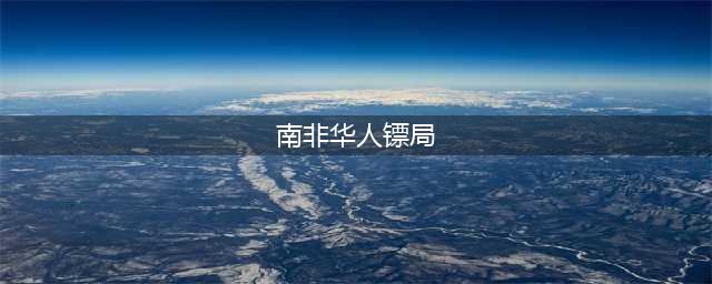 南非华人“镖局”:保平安靠黑人“镖师”(南非华人镖局)