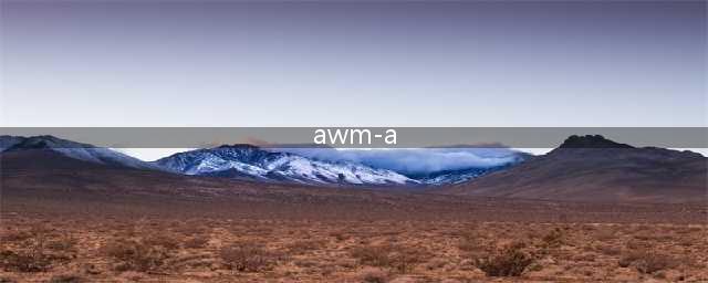 穿越火线手游狙击枪AWM-A属性技能解析