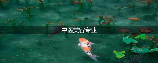 中医美容主要是学什么？(中医美容专业)
