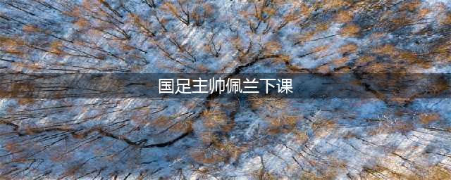 国足主帅佩兰“下课”！(国足主帅佩兰下课)