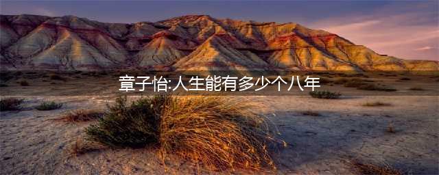 《在上海的一夜，章子怡一句话能让 8 年婚姻破碎？太意外！》(章子怡:人生能有多少个八年)