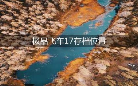 极品飞车17存档放在哪里(极品飞车17存档位置)