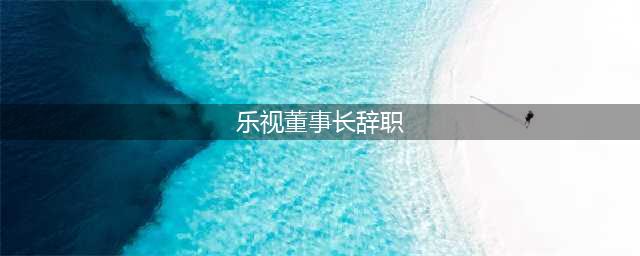 乐视董事长辞职：32岁刘延峰接棒 此前已逐步接手旗下多项业务(乐视董事长辞职)