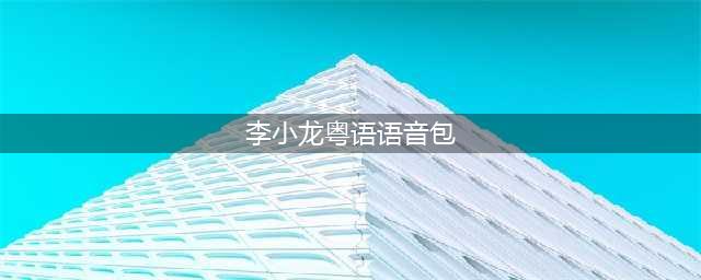 《王者荣耀》李小龙语音包在哪设置 李小龙粤语语音包使用技巧分享(李小龙粤语语音包)