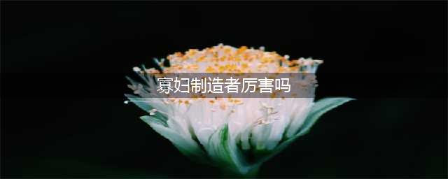 赛博朋克2077寡妇制造者厉害吗 寡妇制造者强度解析