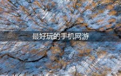 手机网络游戏2022排行榜前十名 好玩的手机网游(最好玩的手机网游)