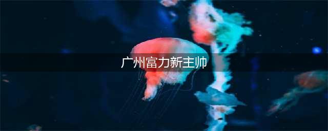 富力已接受范布隆克霍斯特请辞 新赛季无奈再换帅(广州富力新主帅)