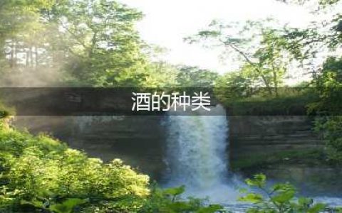 史上最全的酒水分类大全，建议收藏！(酒的种类)
