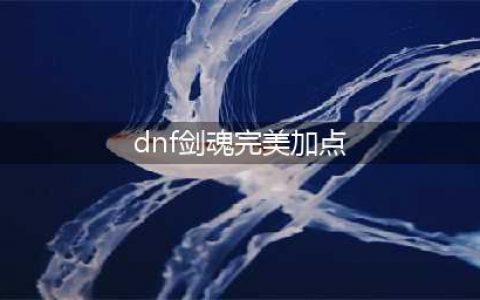 《DNF》剑魂最强加点推荐 剑魂怎么加点(dnf剑魂完美加点)