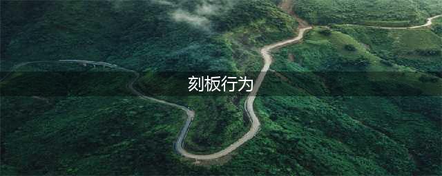 什么叫刻板行为，下面的例子也许可以让你明白(刻板行为)