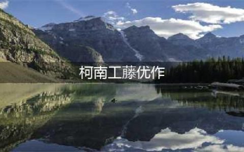 《名侦探柯南》人物介绍篇之工藤优作(柯南工藤优作)