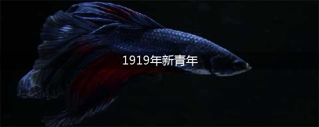 重温1919《新青年》，依然让人热血沸腾(1919年新青年)