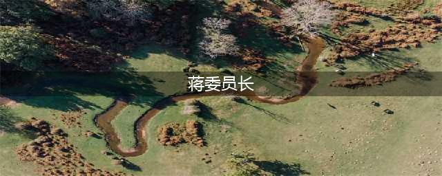 蒋介石被称作“蒋委员长”，他到底是哪个委员会的委员长？(蒋委员长)