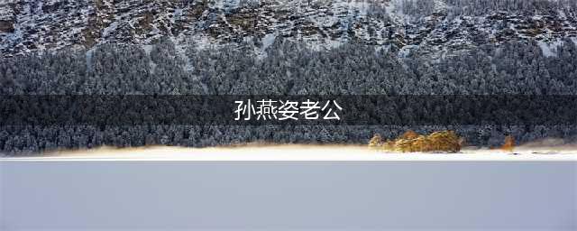 孙燕姿丈夫曝光，长相惹争议，可看了他背景网友瞬间不说话了？(孙燕姿老公)