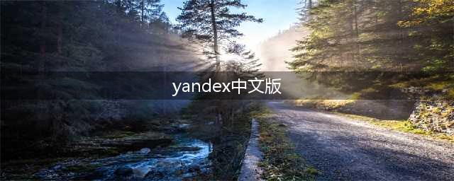 俄罗斯“老司机”必备应用软件(yandex中文版)