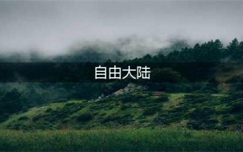 自由之战独家小说《自由大陆》第四节