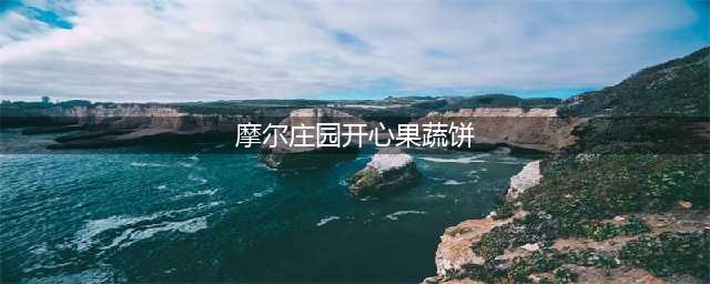 摩尔庄严：美味佳肴开心果蔬饼的配方及做法(摩尔庄园开心果蔬饼)