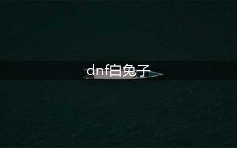 dnf白兔子怎么获得 dnf白兔子获取方法