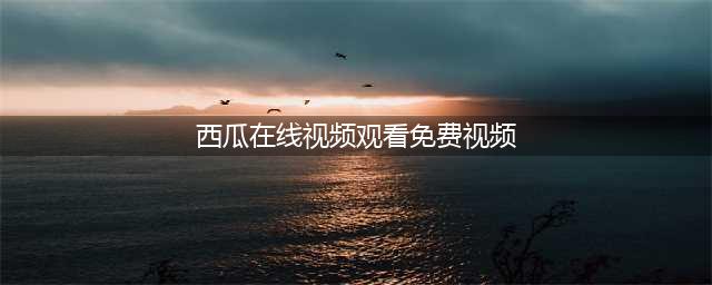 十大免费在线观影网站，助您轻松观看高清大片(西瓜在线视频观看免费视频)