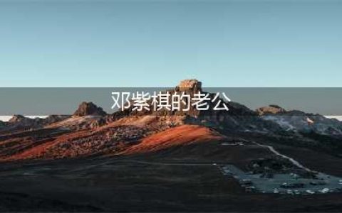 揭秘邓紫棋的历任男友及16年心酸爱情(邓紫棋的老公)