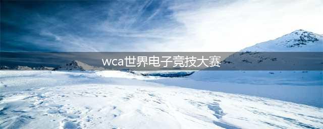 WCA世界电子竞技大赛联姻UCC电竞赛事公司(wca世界电子竞技大赛)