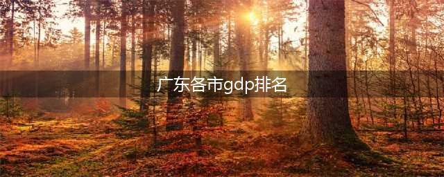 2020年广东各市GDP公布，河源排名第...(广东各市gdp排名)