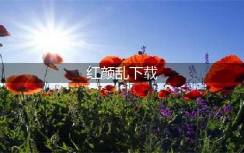 红颜乱官网在哪下载 最新官方下载安装地址(红颜乱下载)
