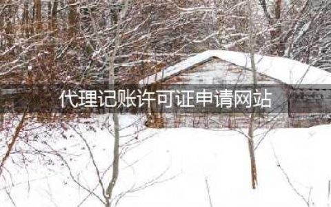 如何网上办理代理记账许可证？需要哪些材料和条件？(代理记账许可证申请网站)