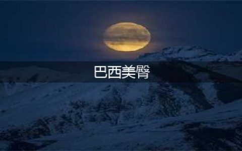 真爱粉！巴西美臀冠军在臀部新增一处“梅西纹身”(巴西美臀)
