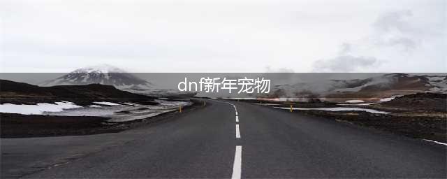 《dnf》2022新年宠物介绍分享(dnf新年宠物)