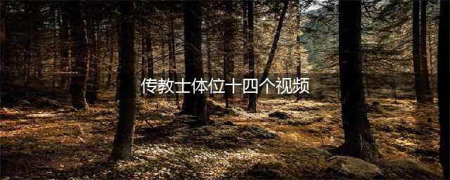 志明的传教士体位(传教士体位十四个视频)