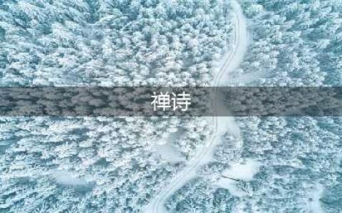 【欣赏】禅诗100首, 让心境豁然开朗!(禅诗)