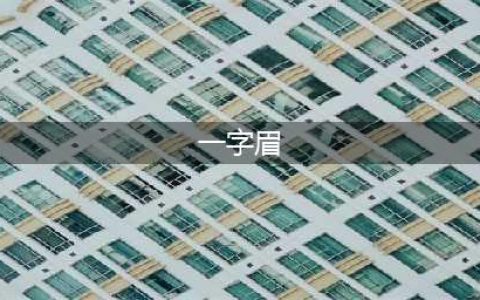 十二种眉形看命运，五个富七个穷，你是哪种就是什么命！(一字眉)
