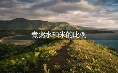 实用丨煮粥应放多少米和水？教你量出米水比例(煮粥水和米的比例)