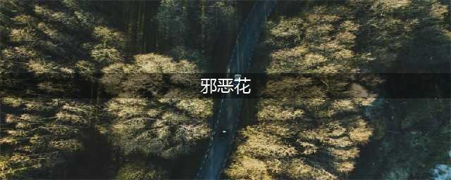 民间流传的十种“邪恶”之花(邪恶花)