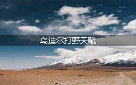 《LOL》乌迪尔天赋怎么加点 10.18乌迪尔打野天赋加点推荐(乌迪尔打野天赋)