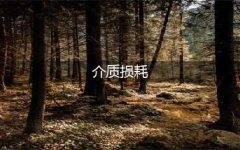 什么是介质损耗(介质损耗)