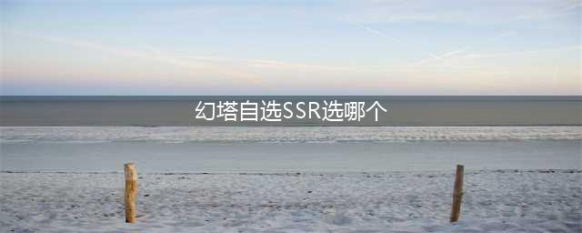 幻塔自选ssr选哪个 自选ssr选择推荐