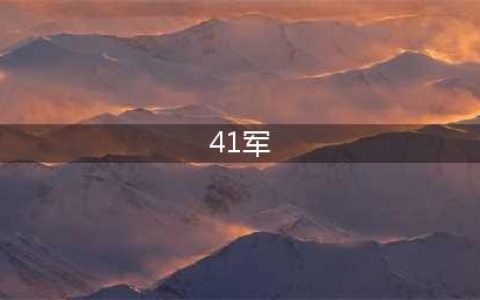 威震华南，41军作为王牌军，1969年，为何调往了广西柳州？(41军)