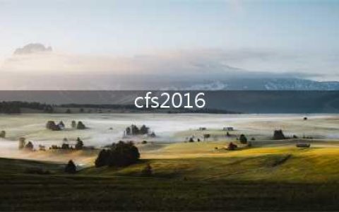 《CFS》2016世界总决赛门票购买活动 得30天青花瓷套装(cfs2016)