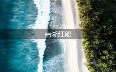 诞生了一个伟大政党的一艘小船---南湖红船的全部故事(南湖红船)