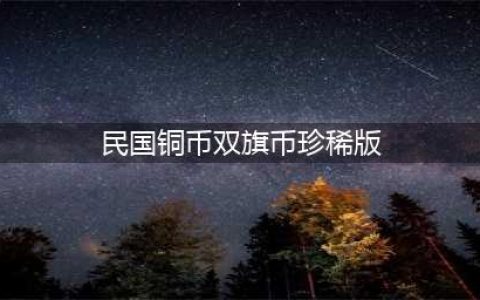 民国双旗币集珍，包含十枚极为稀少版本双旗币(民国铜币双旗币珍稀版)