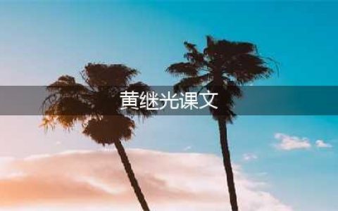 部编版四年级下册第24课《黄继光》图文讲解(黄继光课文)