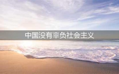 人民日报 | 中国没有辜负社会主义(中国没有辜负社会主义)