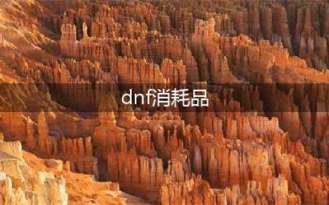 dnf日常消耗品推荐 dnf有哪些提高伤害的药水(dnf消耗品)